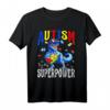 Autismus Is My Super Power Dinosaurier T-Shirt - Lustiges Puzzleteil-Design für Autismus-Bewusstsein und Dinosaurier-Liebhaber