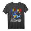 Autismus Is My Super Power Dinosaurier T-Shirt - Lustiges Puzzleteil-Design für Autismus-Bewusstsein und Dinosaurier-Liebhaber