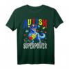 Autismus Is My Super Power Dinosaurier T-Shirt - Lustiges Puzzleteil-Design für Autismus-Bewusstsein und Dinosaurier-Liebhaber