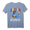 Autismus Is My Super Power Dinosaurier T-Shirt - Lustiges Puzzleteil-Design für Autismus-Bewusstsein und Dinosaurier-Liebhaber