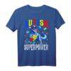 Autismus Is My Super Power Dinosaurier T-Shirt - Lustiges Puzzleteil-Design für Autismus-Bewusstsein und Dinosaurier-Liebhaber