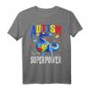 Autismus Is My Super Power Dinosaurier T-Shirt - Lustiges Puzzleteil-Design für Autismus-Bewusstsein und Dinosaurier-Liebhaber