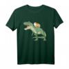 Meerschweinchen reitet T Rex Dinosaurier T-Shirt – Lustiges Geschenk für Tier- und Dinosaurierfans