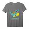Personalisiertes Dinosaurier T-Shirt mit Namen Lennard – Perfektes Geschenk zum Schulanfang & Geburtstag für Jungen