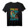 Kinder Schulkind 2023 Dino Dinosaurier Ich Rocke Jetzt Die Schule T-Shirt – Perfektes Geschenk zur Einschulung für Jungs mit Dino Design