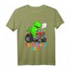 Kinder Schulkind 2021 Dino Schulanfang T-Shirt - Lustiges Dinosaurier Motiv für Einschulungsgeschenk für Jungen und Mädchen