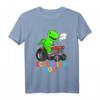 Kinder Schulkind 2021 Dino Schulanfang T-Shirt - Lustiges Dinosaurier Motiv für Einschulungsgeschenk für Jungen und Mädchen