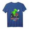 Kinder Schulkind 2021 Dino Schulanfang T-Shirt - Lustiges Dinosaurier Motiv für Einschulungsgeschenk für Jungen und Mädchen