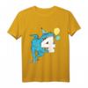 Kinder Dinosaurier 4. Geburtstag T-Shirt für Jungen & Mädchen – Lustiges Dino-Design für den besonderen Tag
