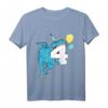 Kinder Dinosaurier 4. Geburtstag T-Shirt für Jungen & Mädchen – Lustiges Dino-Design für den besonderen Tag