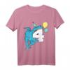 Kinder Dinosaurier 4. Geburtstag T-Shirt für Jungen & Mädchen – Lustiges Dino-Design für den besonderen Tag