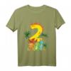 Kinder 2 Jahre Geburtstag Junge Dino Party T-Shirt – Lustiges Geschenk für Dino-Liebhaber & Geburtstagskind