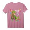 Kinder Geburtstag Shirt für 3 Jahre Junge Dinosaurier Dino - Lustiges Geburtstags T-Shirt für kleine Dinosaurier-Fans