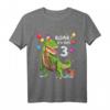 Kinder Geburtstag Shirt für 3 Jahre Junge Dinosaurier Dino - Lustiges Geburtstags T-Shirt für kleine Dinosaurier-Fans