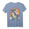 Corgi Einhorn Dinosaurier T-Shirt für Kinder Mädchen – Regenbogen Geschenk, magisches Outfit für Geburtstag & Weihnachten