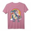 Corgi Einhorn Dinosaurier T-Shirt für Kinder Mädchen – Regenbogen Geschenk, magisches Outfit für Geburtstag & Weihnachten