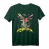 Space Cat Reiten T-Rex Laser Augen - Lustiges Katzen- und Dinosaurier-T-Shirt für Weltraum- und Tierliebhaber