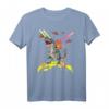 Space Cat Reiten T-Rex Laser Augen - Lustiges Katzen- und Dinosaurier-T-Shirt für Weltraum- und Tierliebhaber