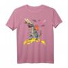 Space Cat Reiten T-Rex Laser Augen - Lustiges Katzen- und Dinosaurier-T-Shirt für Weltraum- und Tierliebhaber