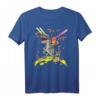 Space Cat Reiten T-Rex Laser Augen - Lustiges Katzen- und Dinosaurier-T-Shirt für Weltraum- und Tierliebhaber