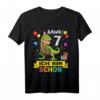 Kinder 7 Jahre Geburtstag Dinosaurier T-Shirt für Jungen & Mädchen - Klassisch geschnitten, doppelt genähter Saum
