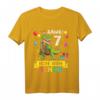 Kinder 7 Jahre Geburtstag Dinosaurier T-Shirt für Jungen & Mädchen - Klassisch geschnitten, doppelt genähter Saum