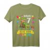 Kinder 7 Jahre Geburtstag Dinosaurier T-Shirt für Jungen & Mädchen - Klassisch geschnitten, doppelt genähter Saum