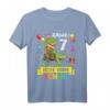 Kinder 7 Jahre Geburtstag Dinosaurier T-Shirt für Jungen & Mädchen - Klassisch geschnitten, doppelt genähter Saum