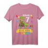 Kinder 7 Jahre Geburtstag Dinosaurier T-Shirt für Jungen & Mädchen - Klassisch geschnitten, doppelt genähter Saum