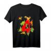 Kinder Dinosaurier T-Shirt zum 4. Geburtstag für Jungen - Dino Geburtstagsshirt mit T-Rex, Velociraptor & Co. als cooles Geschenk