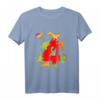 Kinder Dinosaurier T-Shirt zum 4. Geburtstag für Jungen - Dino Geburtstagsshirt mit T-Rex, Velociraptor & Co. als cooles Geschenk