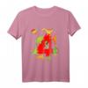 Kinder Dinosaurier T-Shirt zum 4. Geburtstag für Jungen - Dino Geburtstagsshirt mit T-Rex, Velociraptor & Co. als cooles Geschenk