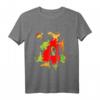 Kinder Dinosaurier T-Shirt zum 4. Geburtstag für Jungen - Dino Geburtstagsshirt mit T-Rex, Velociraptor & Co. als cooles Geschenk