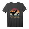 Papasaurus Dinosaurier T-Shirt – Lustiges Papa von drei Kindern Dino Drillinge Geschenk für Vatertag, Geburtstag & Weihnachten