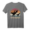 Papasaurus Dinosaurier T-Shirt – Lustiges Papa von drei Kindern Dino Drillinge Geschenk für Vatertag, Geburtstag & Weihnachten