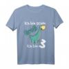 Kinder Dinosaurier T-Shirt zum 3. Geburtstag für Jungen und Mädchen - Lustiges Geburtstagsoutfit & Geschenkidee für Dino-Fans