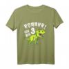 Kinder Dino Geburtstag T-Shirt - Roar Ich bin 3 Jahre Dinosaurier Shirt für Jungen und Mädchen, ideales Geburtstags- und Weihnachtsgeschenk