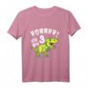 Kinder Dino Geburtstag T-Shirt - Roar Ich bin 3 Jahre Dinosaurier Shirt für Jungen und Mädchen, ideales Geburtstags- und Weihnachtsgeschenk