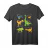 Beliebte Dinosaurier T-Shirt für Jungen, Mädchen, Damen & Herren – Perfektes Geschenk für Dinosaurier-Fans & Dino-Partys
