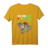 Kinder Geburtstagsshirt 5 Jahre Dinosaurier T-Rex - Lustiges Dino T-Shirt für Jungen & Mädchen zum Geburtstag, Weihnachten & Einschulung