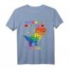 Kinder Erstklässler Schulkind Dinosaurier T-Shirt 2023 - Lustiges Einschulungsgeschenk für den ersten Schultag & Schultüte Füller