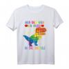 Kinder Erstklässler Schulkind Dinosaurier T-Shirt 2023 - Lustiges Einschulungsgeschenk für den ersten Schultag & Schultüte Füller