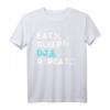 Lustiges DJ T-Shirt zum HapOwl - Eat Sleep DJ Repeat Shirt für Männer und Frauen, Perfekt für Discjockeys & Musikliebhaber