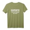 Experte in allen Themen Weltweit Schlaumeier Spruch T-Shirt – Lustiges Geschenk für Quiz- und Wissensliebhaber