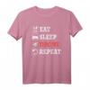 EAT Sleep Drone Repeat Shirt – Coole Drohnen Pilot Kleidung im Retro Style, Perfektes Geschenk für Drohnenliebhaber & Quadcopter Fans