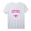 Damen Drohne T-Shirt - Real Girls Fly Drones Geschenk für Frauen, Drohnen Pilotinnen, Quadcopter & RC Enthusiastinnen