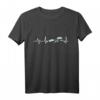 Drohne Herzschlag T-Shirt – Lustiges Quadkopter Drohne Geschenk für Drohnenfans und Hobbypiloten