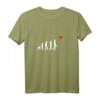 Evolution of Man Drohne T-Shirt – Lustiges Drohnen Geschenk für Piloten, Quad Racing & Aerial Photography Enthusiasten