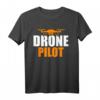 Drone Pilot T-Shirt in Orange für Drohnenpiloten, Hobby-Filmer & Technikfans – Ideal für Drohnenliebhaber und Luftbild-Enthusiasten