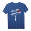 Herren Ich liebe meine Frau Drohne Copter Pilot - Lustiges T-Shirt für Drohnen- und Modellflugfans, ideales Geschenk zum Geburtstag & Weihnachten